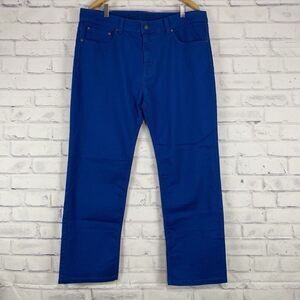 PrAna Pants Men's Size 38x30 Chino‎ Theorem Jean 30" Inseam Sapphire Blue NWT